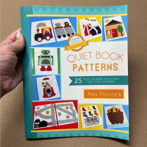 Quiet Book Patterns: 25 Easy-to-Make Activities for Your Children - Picture 1 of 3